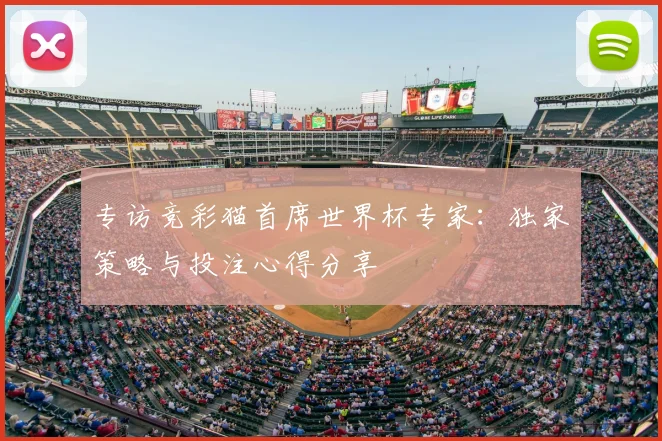 专访竞彩猫首席世界杯专家：独家策略与投注心得分享