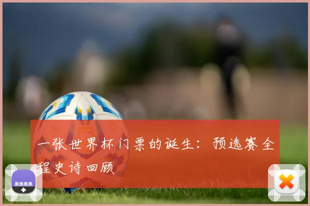 一张世界杯门票的诞生：预选赛全程史诗回顾